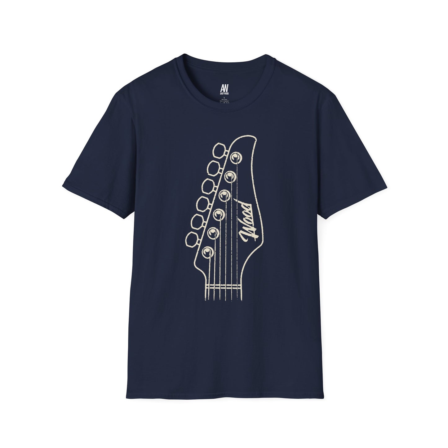Andy Wood Guitar Headstock T-Shirt