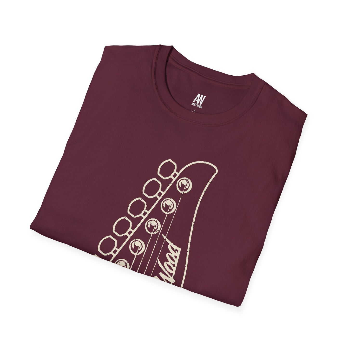 Andy Wood Guitar Headstock T-Shirt
