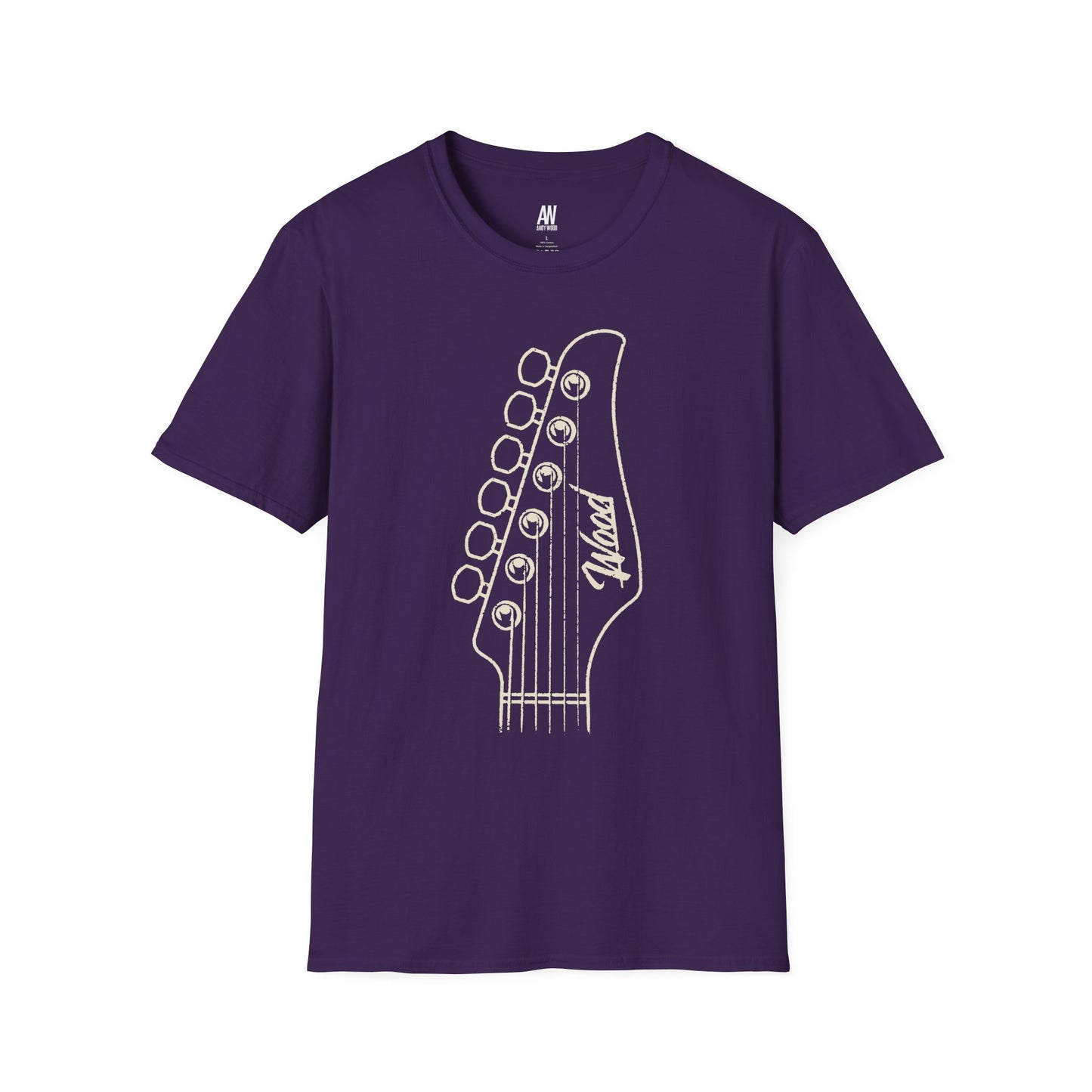 Andy Wood Guitar Headstock T-Shirt