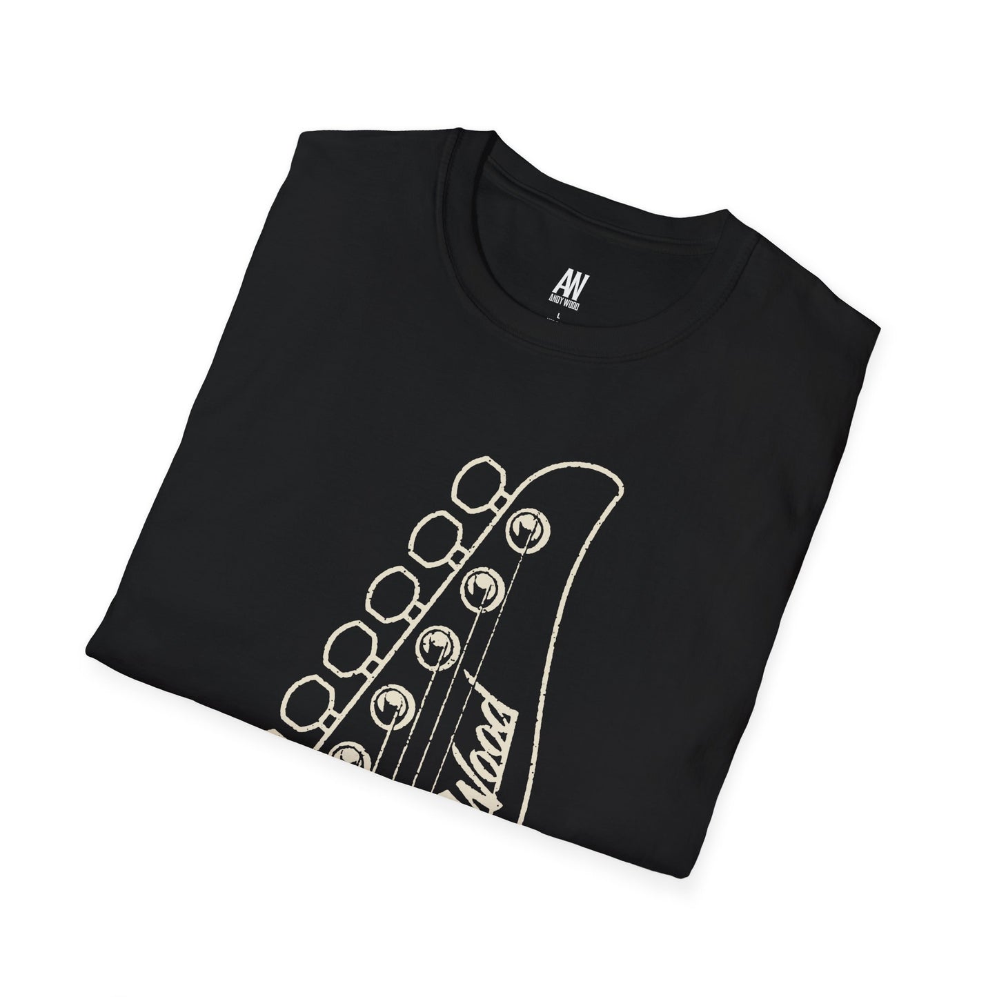 Andy Wood Guitar Headstock T-Shirt