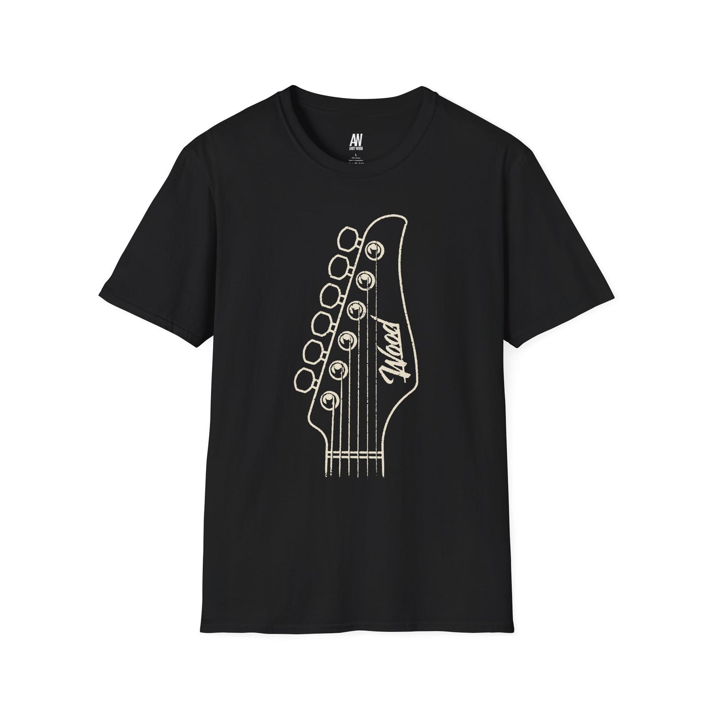 Andy Wood Guitar Headstock T-Shirt